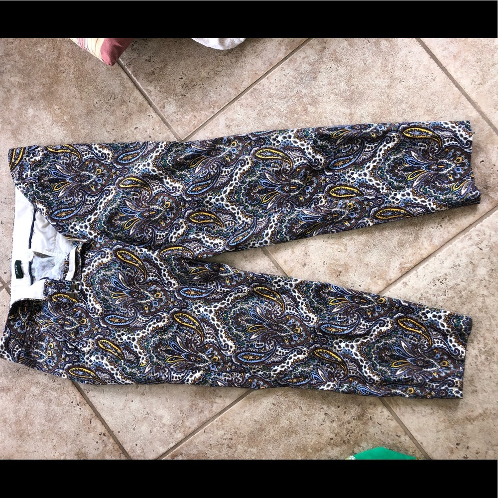 J. Crew pattern pants